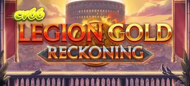 Legion Gold Reckoning স্লট গেমের নিয়ন থিমযুক্ত ইন্টারফেস